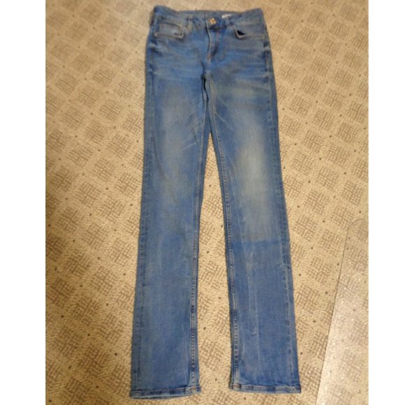 Zara Denim - ZARA jeans medium rise straight sz 26